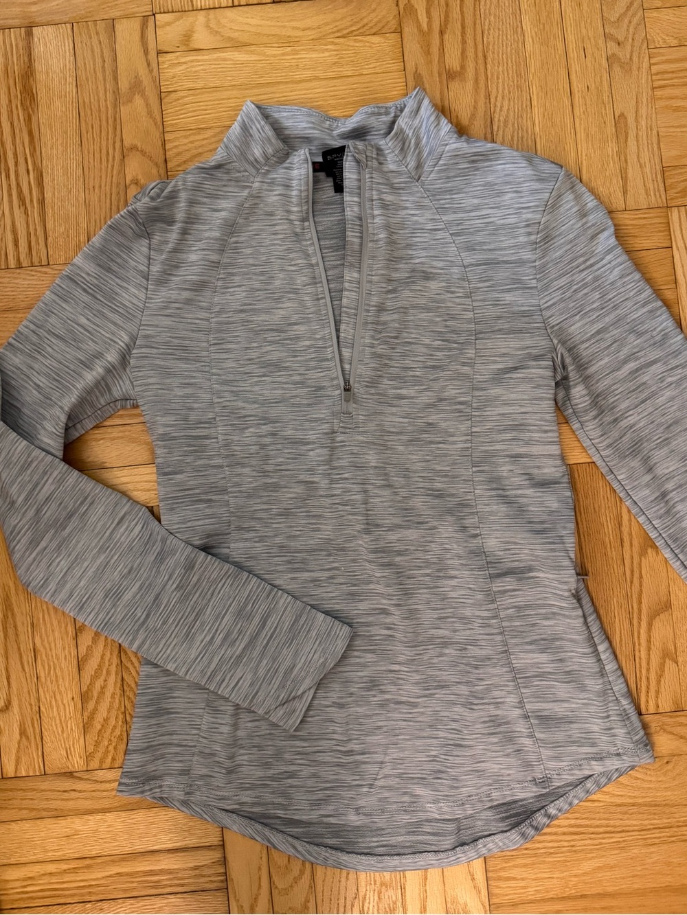 Spyder Light Heather Grey Quarter-Zip Pullover